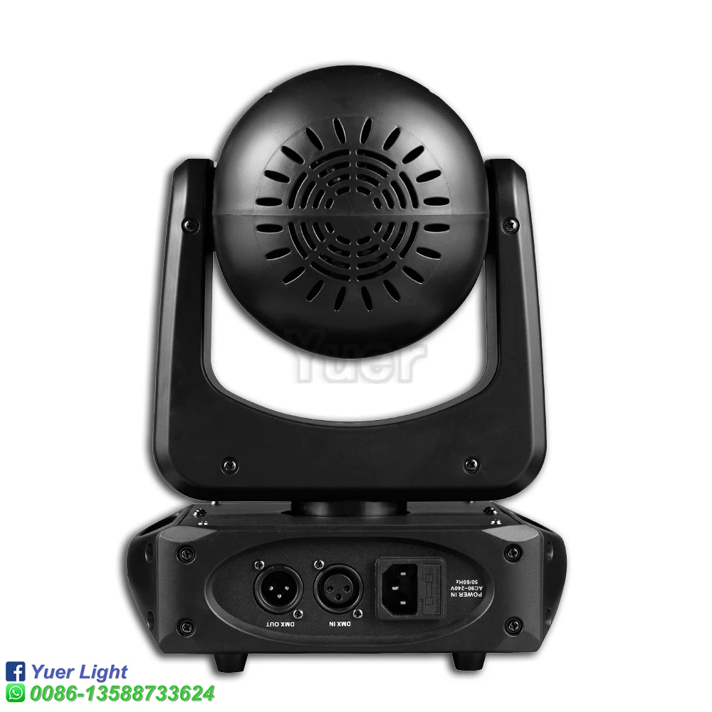 Imagem -05 - Yuer-moving Head Lighting Spot Beam 18 Face Prism Rotativo para Equipamentos Disco Ball dj Concert Alta Qualidade 100w 120w Pcs