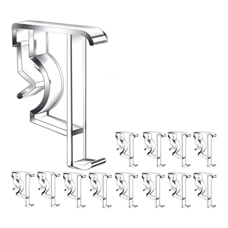 2 Inch Clear Blind Clips For Valance, Valance Clips For Wood Or Faux Wood Horizontal Blinds Valance (36 Pieces)