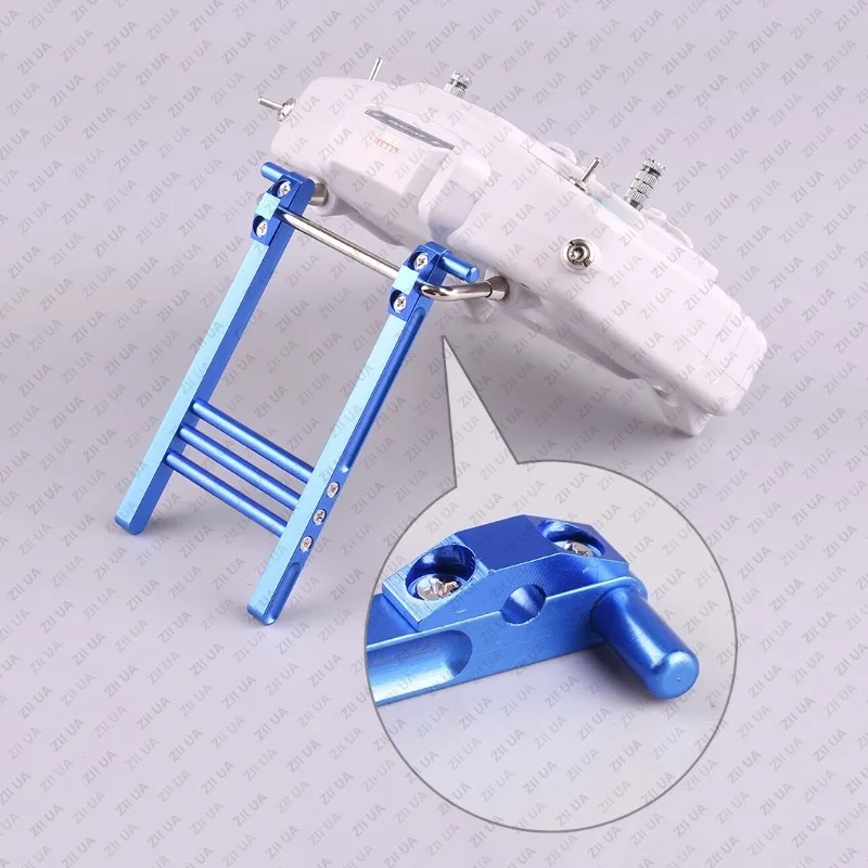CNC 1PC Aluminum Alloy TX Transmitter Bracket Stand Holder for Futaba 14SG JR DX6 FRSKY X7 X9D Remote Controller RC Drone