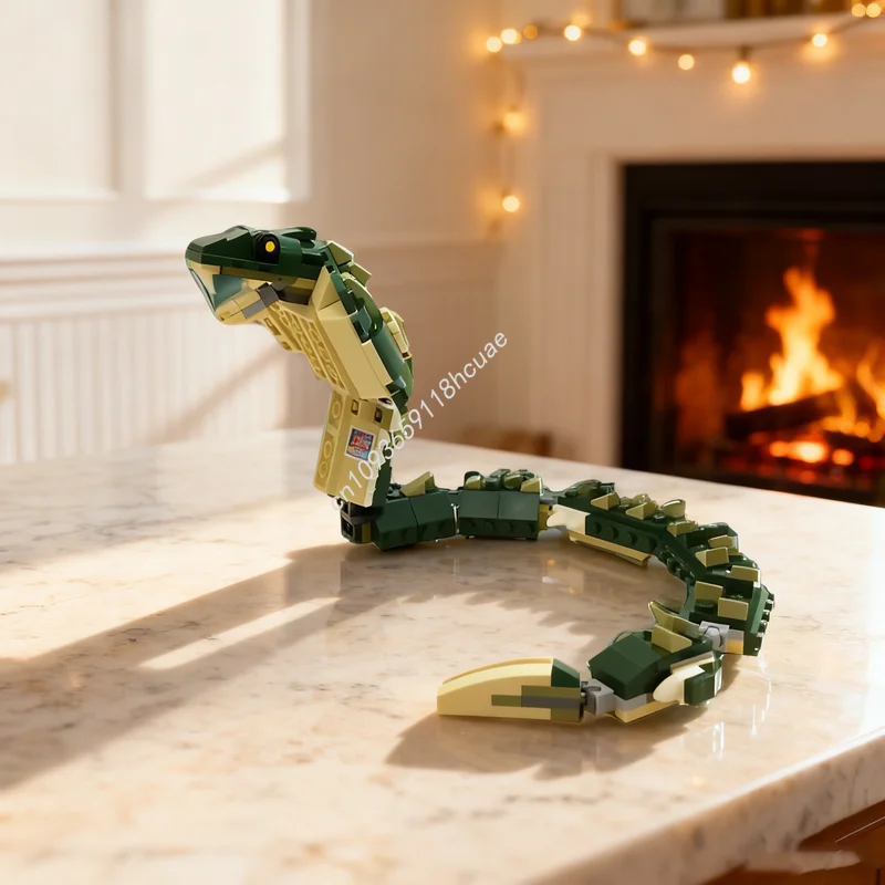305 قطعة MOC كوبرا الأفعى الخالق 3 1ed نموذج بناء هدايا عيد الميلاد كتل لعبة الهندسة المعمارية تجميع لتقوم بها بنفسك فكرة الإبداعية الطوب