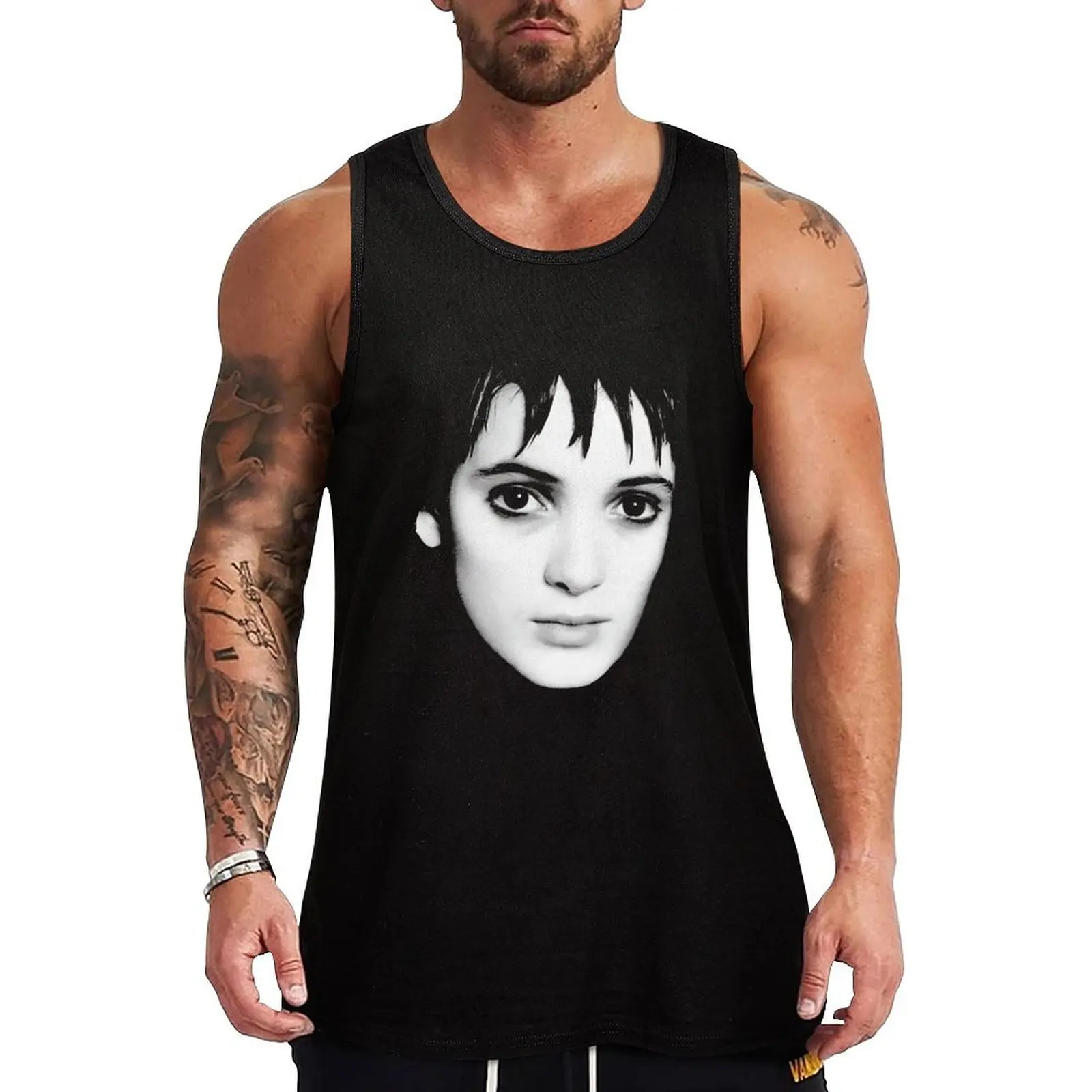 

Lydia Deetz Tank Top Man summer clothes gym shirt man Male vest