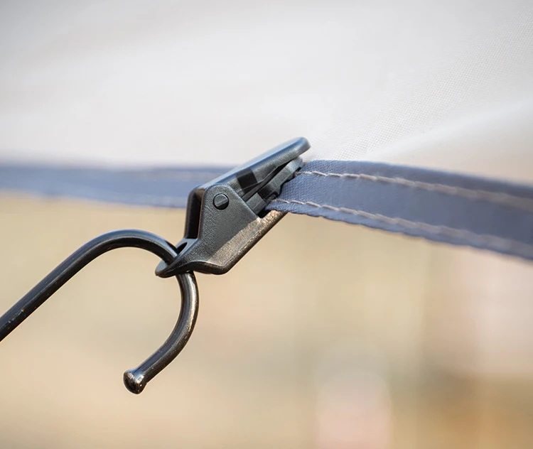 10/20/50 Stück robuste Zelt-Clips für Outdoor-Plane-Clips, Anti-Wind, fester Camping-Zelthaken, Krokodil-Klemmclip für Camping – Detail 5
