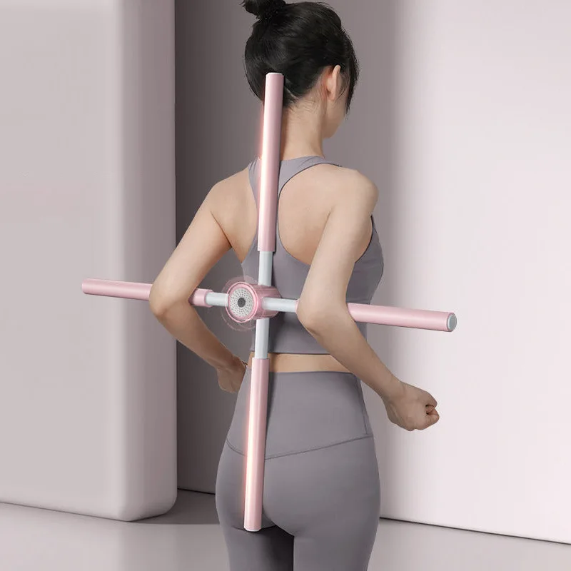 Humpback Corrector Yoga Training Cross Body Stick Sit Up Standing Posture Correction Off Shoulder Artifact Yoga Stick Gift