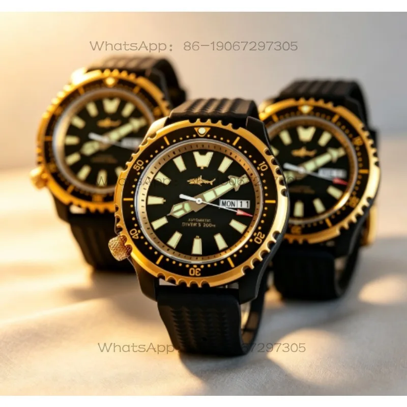 Diving Luminous Double Calendar Automatic Mechanical Men's Watch