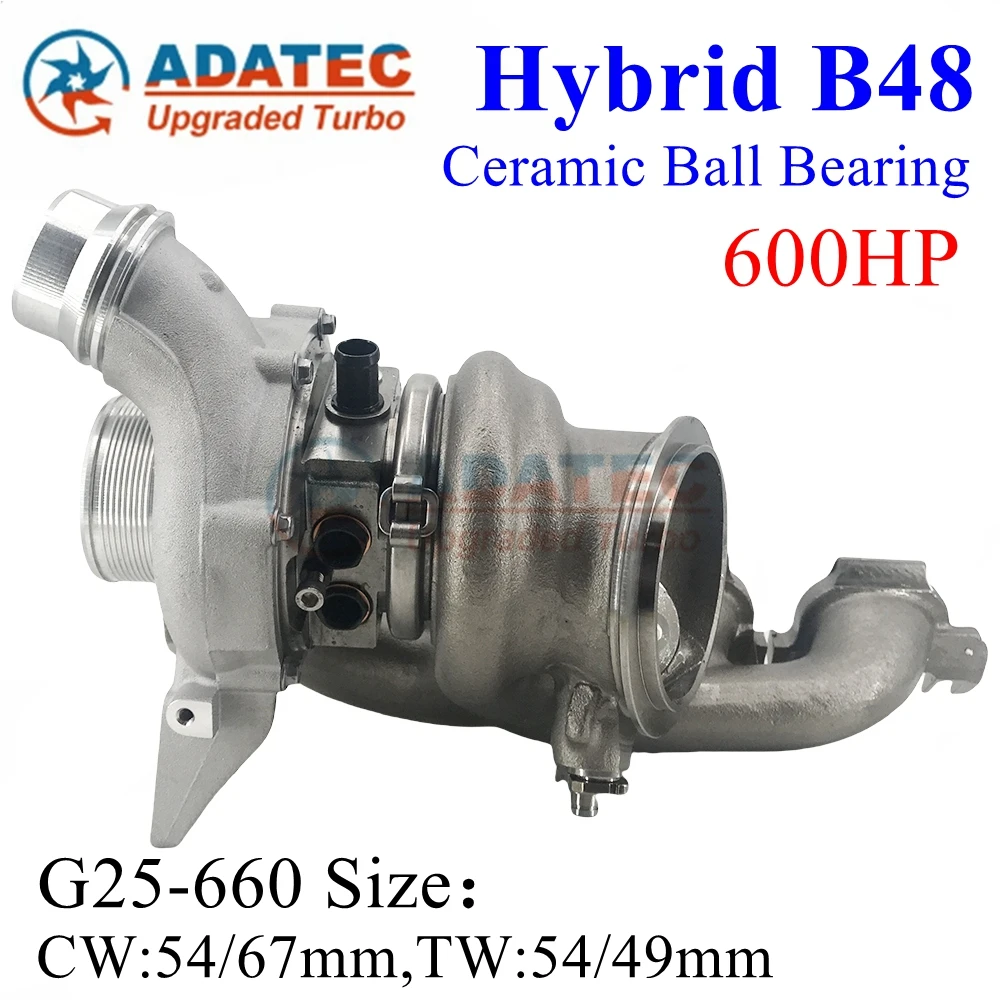 

G25-660 Hybrid B48 Ball Bearing Turbocharger 600HP 49477-02400 49477-02404 11658631891 Upgrade Turbine for BMW X4 2018/04-2019/1
