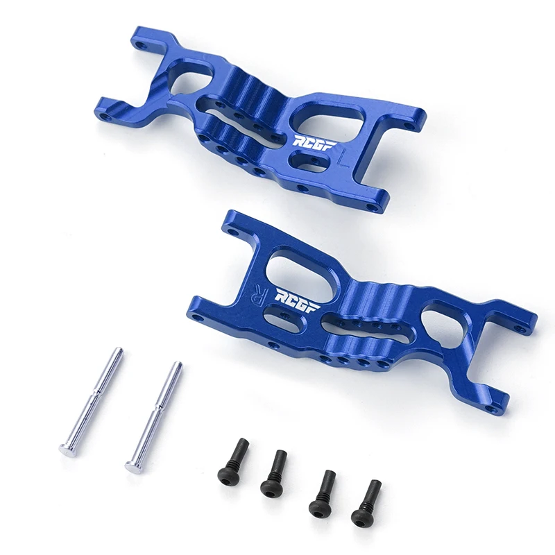 RCGOFOLLOW Aluminum Steering Knuckle Suspension Arms Set for RC Crawler Car LOSI 1/16 Mini-B Mini-T 2WD RC Buggy Upgrade Parts