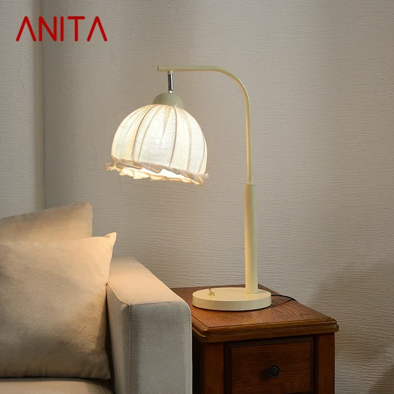 ANITA Lámpara de mesa contemporánea Creatividad personalizada Sala de estar Dormitorio Estudio Villa Hotel LED Muebles para el hogar Luz de escritorio