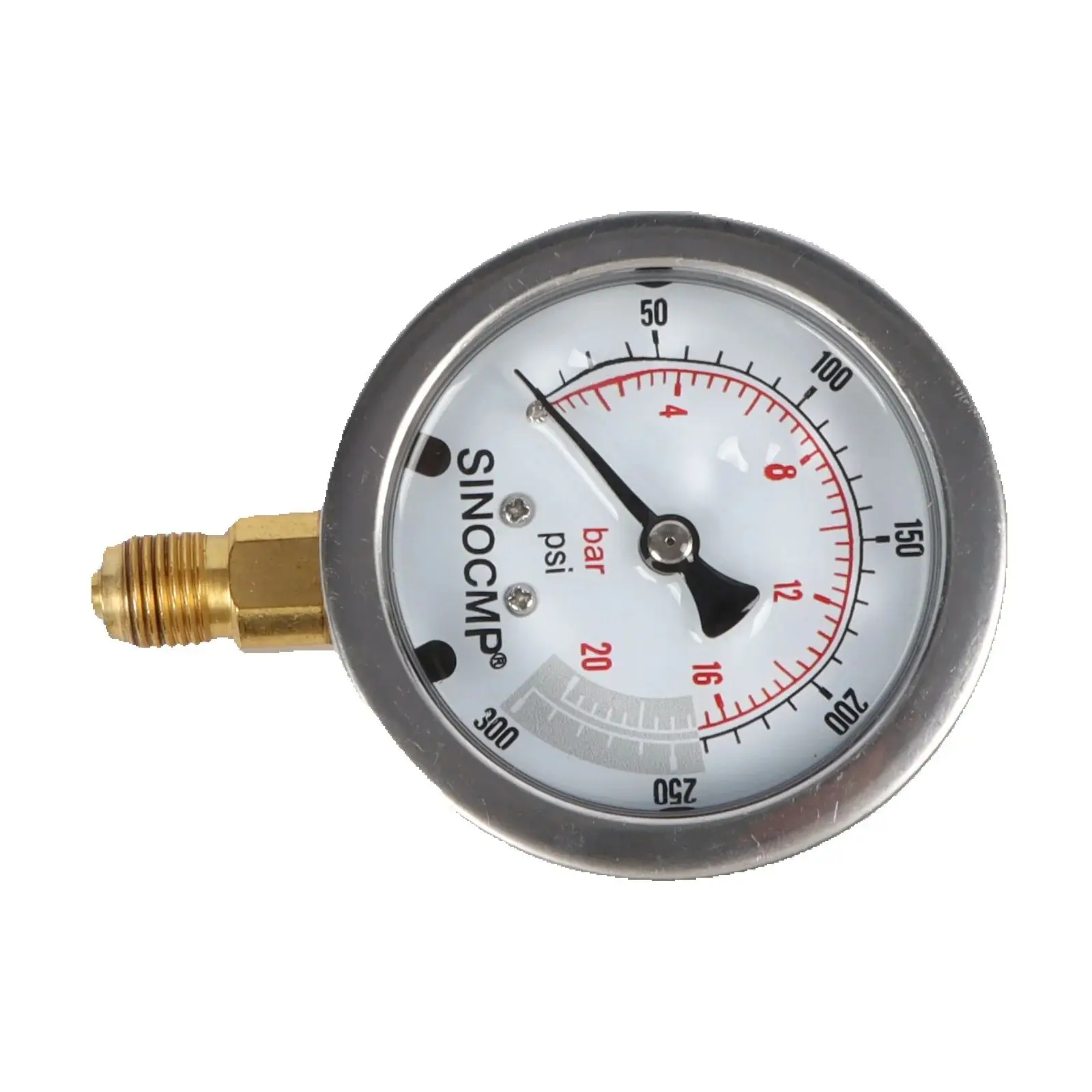 

Hydraulic Gauge FOR 2Mpa 0-20Bar 0-300Psi Pressure Measurement Tool