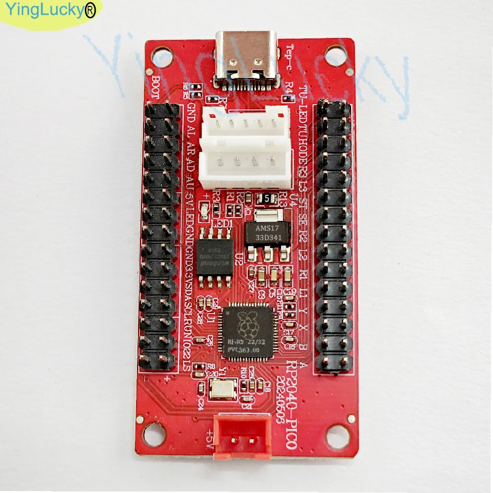 DIY Raspberry Pi Pico Zero Delay USB Board Encoder, PC PS4 Slot Switch, Game Arcade Joystick, Hitbox Controller, PC Joystick