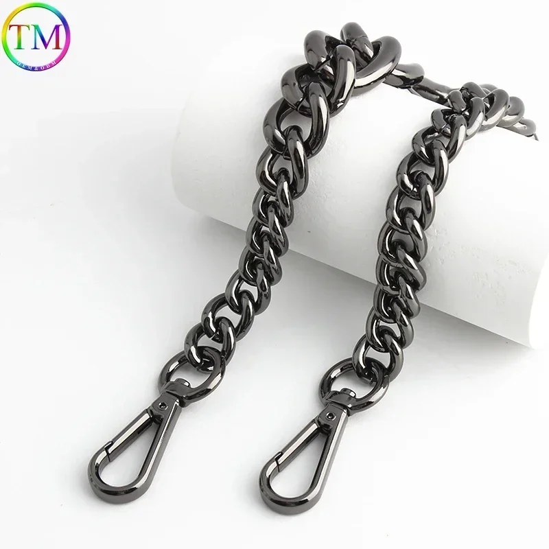 Cadena de repuesto de aluminio para bolso de mujer, correa de hombro de Metal, 45/90/120cm, cadena cruzada, accesorios para bolsos DIY