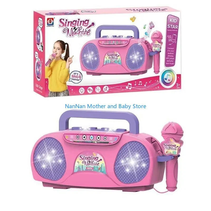 

Портативные детские детские микрофон с стендом отличный качество звука универсально