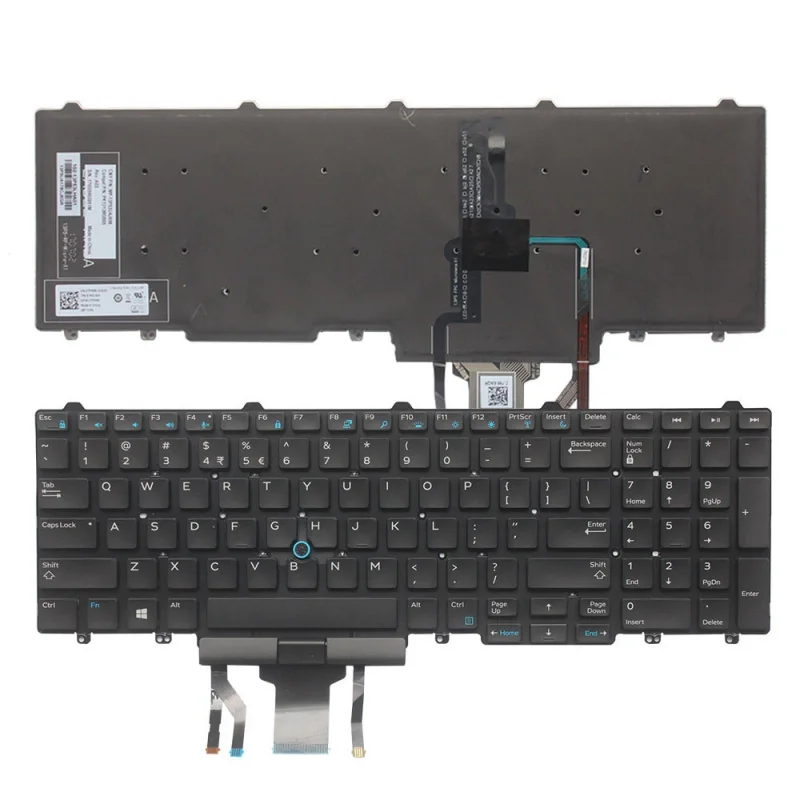 New Replacement Laptop Keyboard Backlit for DELL Latitude E5550 E5570 E5580 E5590 E5591 5580 5590 Series Laptop Pointer US