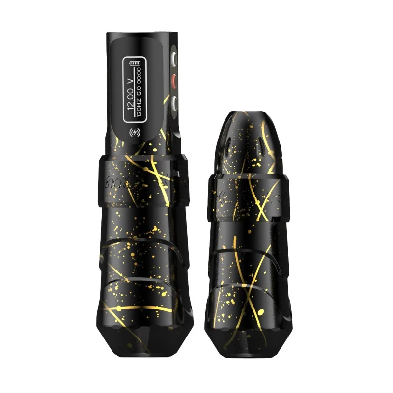 Adjustable Dual Battery Wireless Tattoo Machine Single Battery Liner Shader Motor Set Coreless Rotary Pen Professional PMU Kit