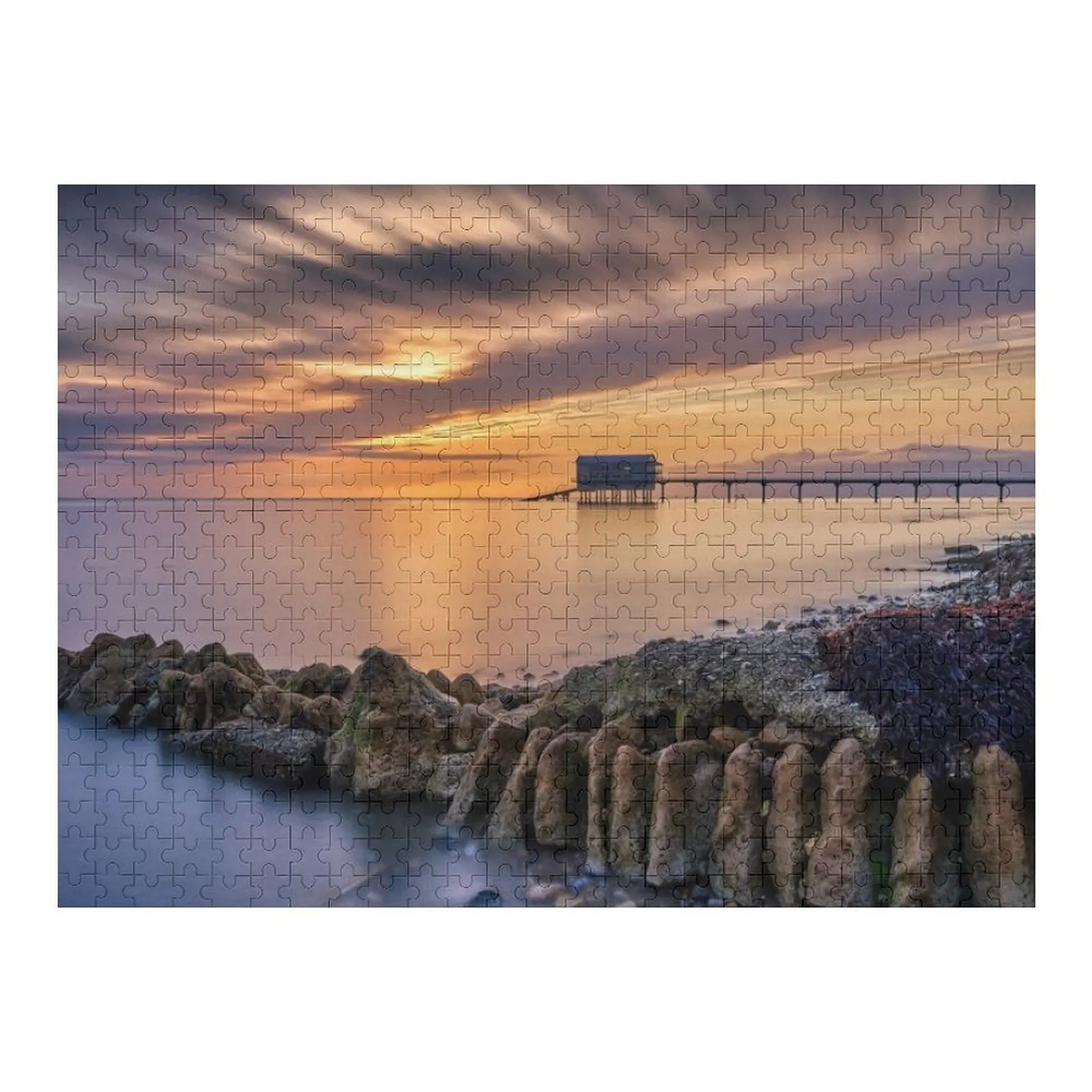 

Bembridge Lifeboat Station Sunrise LE Jigsaw Puzzle For Children Personalized Toy Custom Photo Puzzle