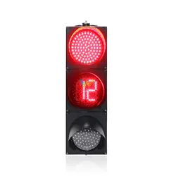 WDM 200mm LED Traffic Signal Light with Countdown Timer