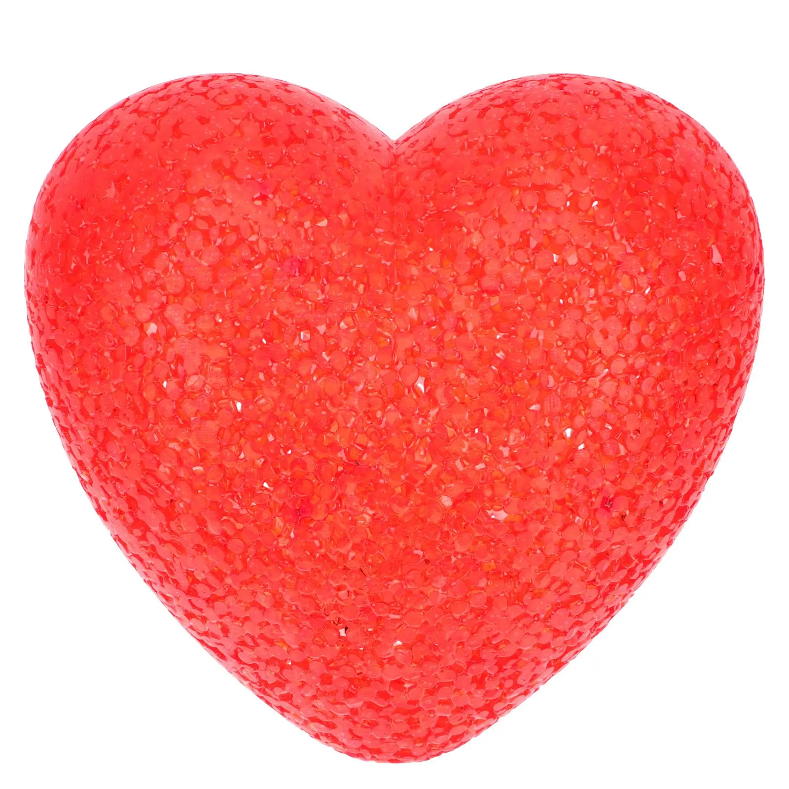 Lampada da notte a forma di cuore rosso, dimensioni 8 cm, decorazione di San Valentino, luce a LED per la casa, giardino, camera da letto, tavolo, lampada da scrivania