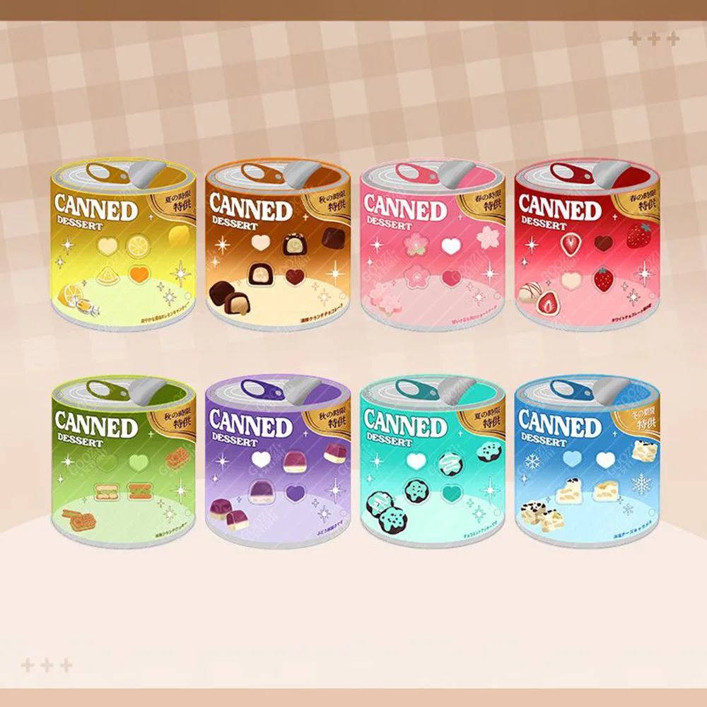 Creative Can Shape Acrylic Badge Photo Frame 58/65/75mm Badge Storage Frame Desktop Decoration Ornament with Cute Cartoon Shaker