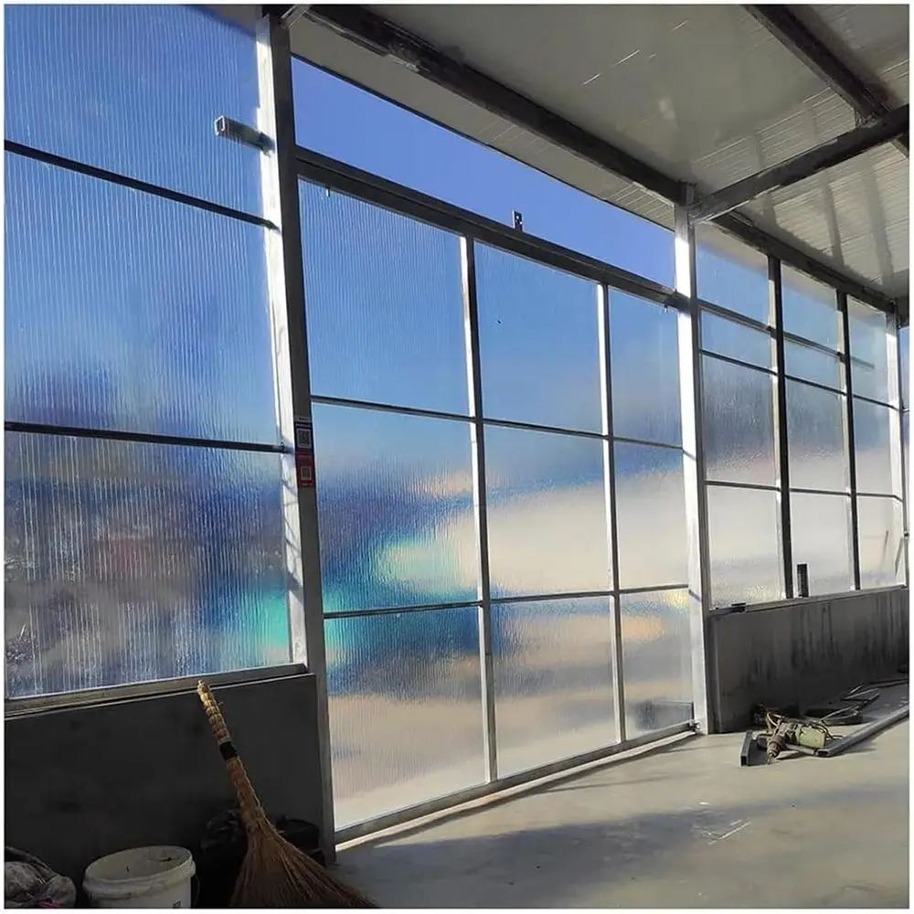 Durable Polycarbonate Greenhouse Panels with Reinforced Tail Studs - 39.4 x 29.5