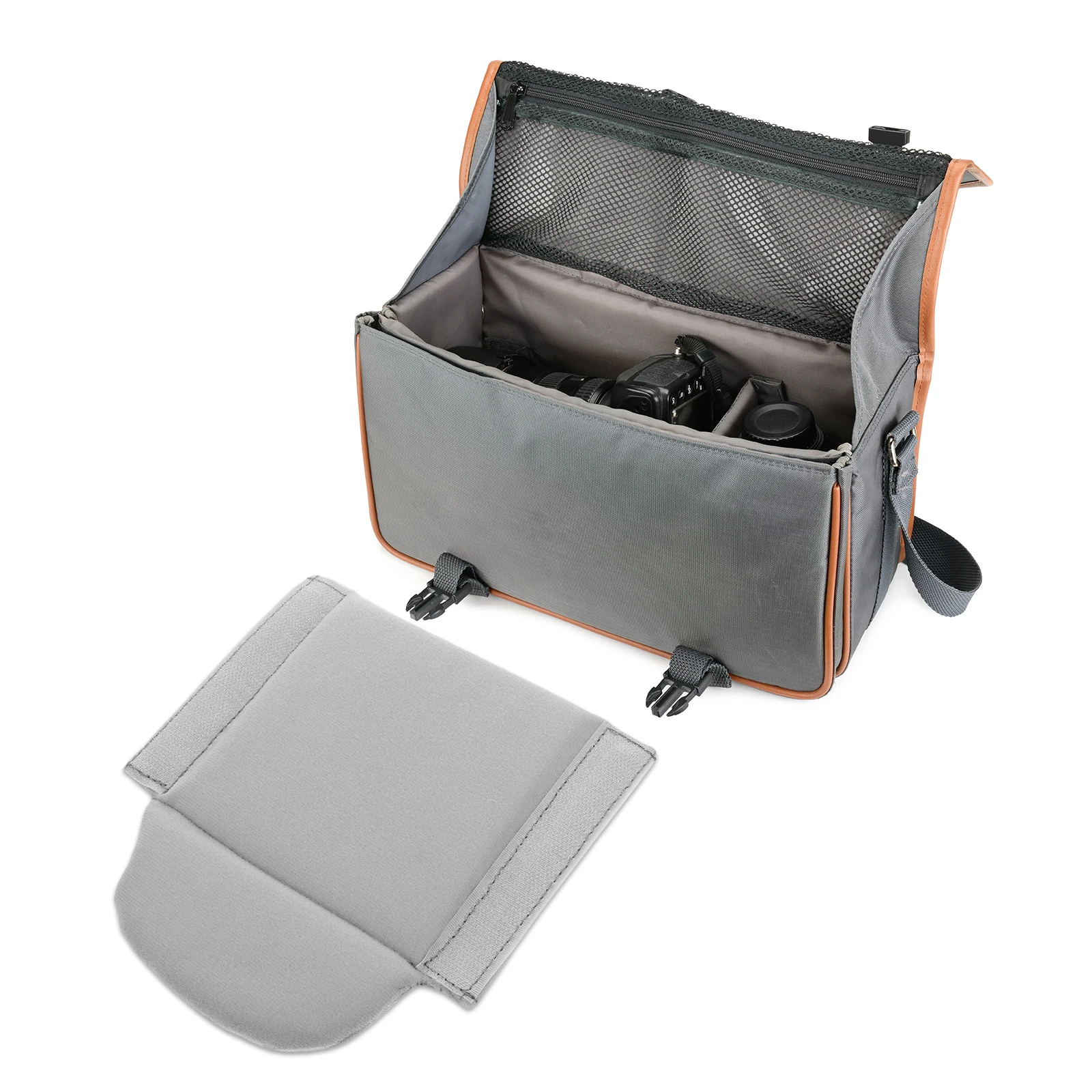 

2Pcs Camera Bag Divider Set Shock Absorbing Inserts for Outdoor Photography Protective Camera Case Dividers Reusable