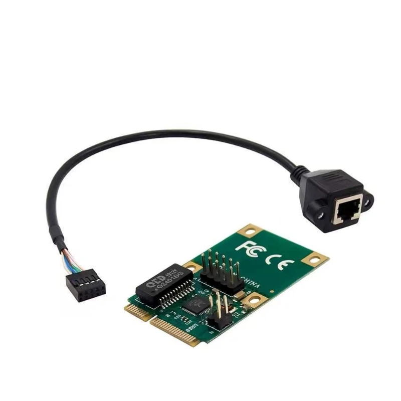 Mini placa pcie gigabit placa ethernet porta única 8111f 1000mbps dropship