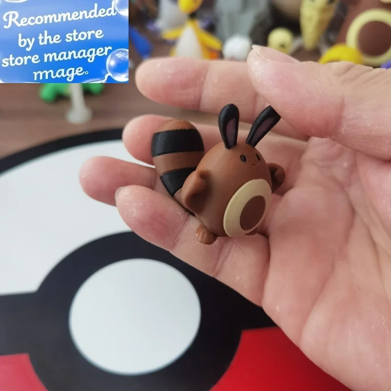 

Anime Figures Furret Sentret Proportion World 1:20 Diy 3d Printing Cartoon Character Desktop Decoration Model Children Toy Gift