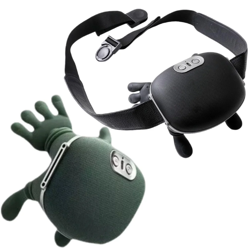 

4D Shiatsu Neck Shoulder Massager with Heat 3-Level Kneading Massage Pillow for Deep Muscle Relaxation at Home Office