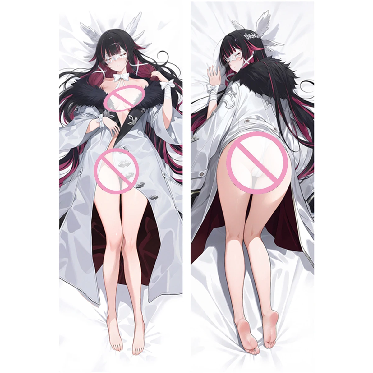 

Columbina Large Dakimakura Cover Anime Moon Girl Long Life Size Equal Body Pillow Case DIY Printed Gift Customized