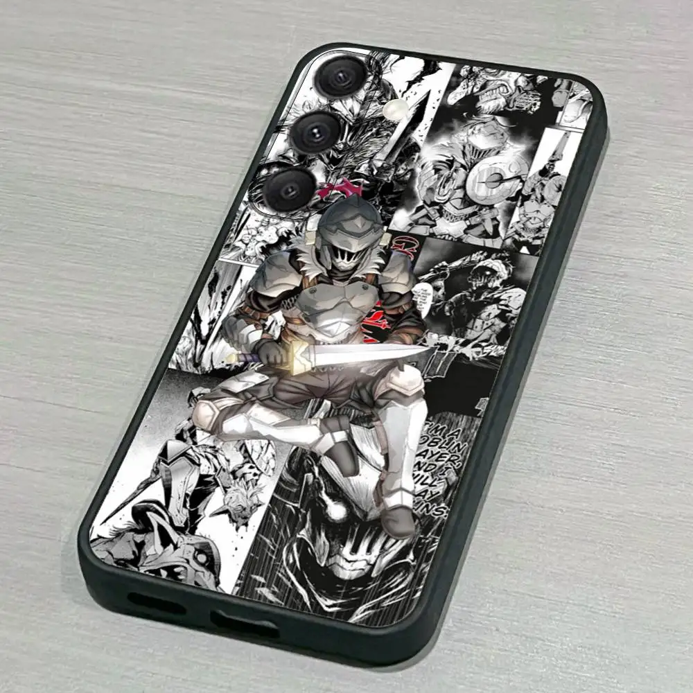 Casing Ponsel G-GoblinS Slayer untuk Samsung S25,S24,S23,S22,S21,S20,S10,Ultra,Plus,Lite,FE, Sampul Hitam Silikon Lembut