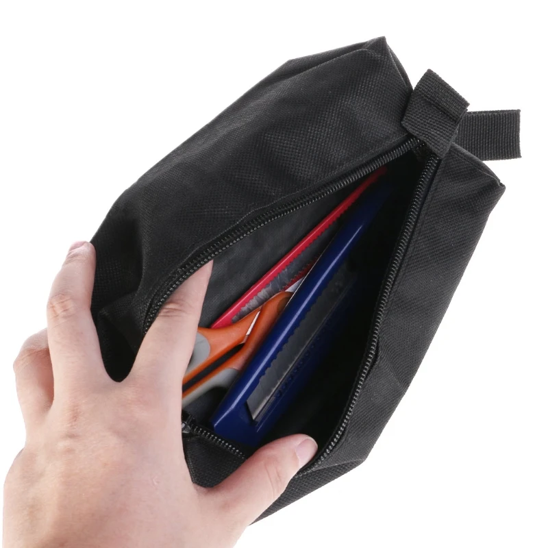 Robuster Werkzeug-Organizer mit Reißverschluss, Aufbewahrungstasche für Schrauben, Nägel, Metall, Autoteile, Aufbewahrung, für