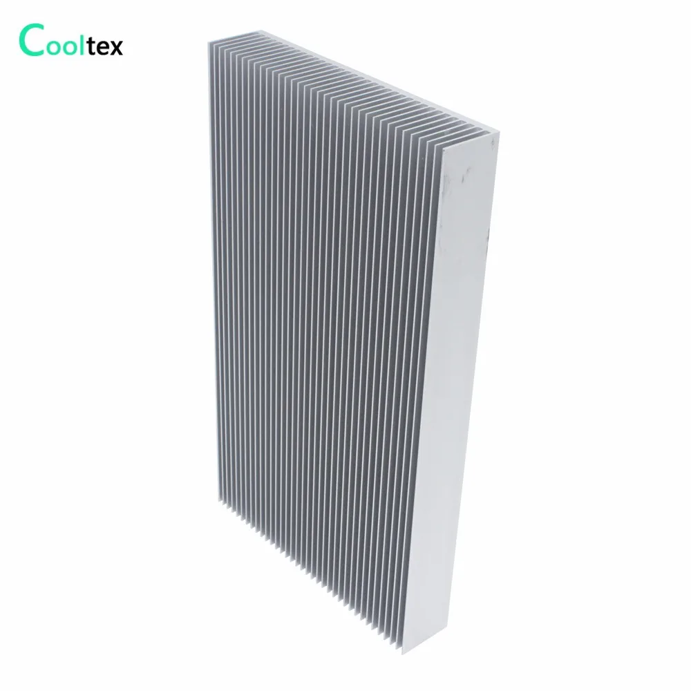 DIY Aluminum Heatsink 200x115.5x23.6mm Radiator Heat Sink Cooler for Chip LED Electronic Heat Dissipation Cooling