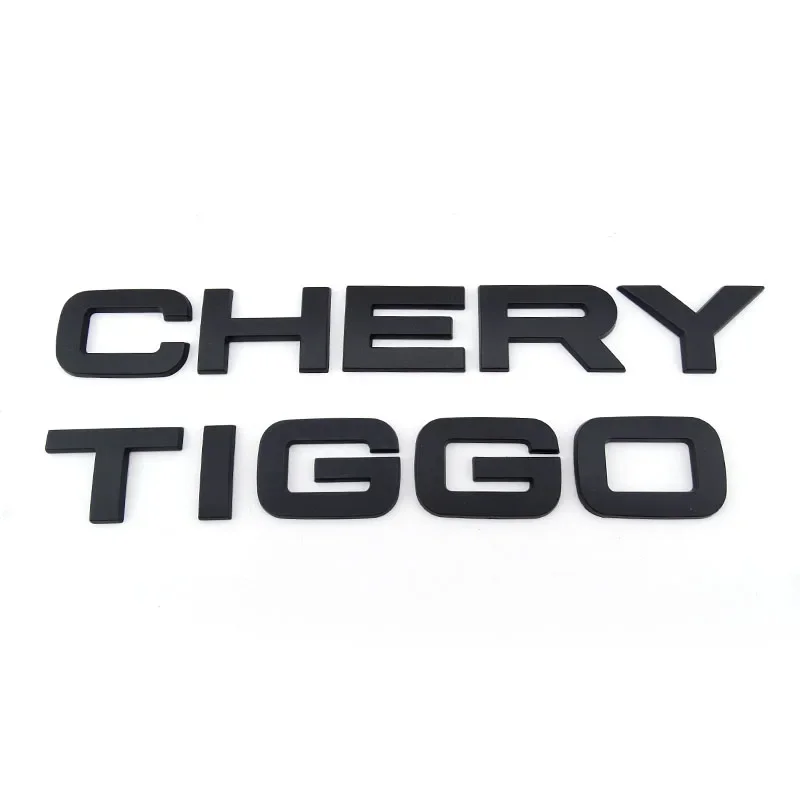 

32 mm Height 3D Auto Logo Plastic Emblem CHERY TIGGO Car Letters Decor For Car Head Sign