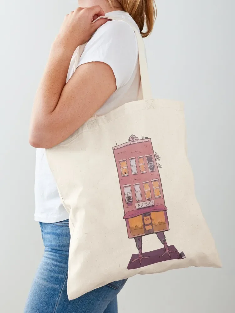 

Baba Yaga Casa - City Place Tote Bag cute tote Customizable Fabric