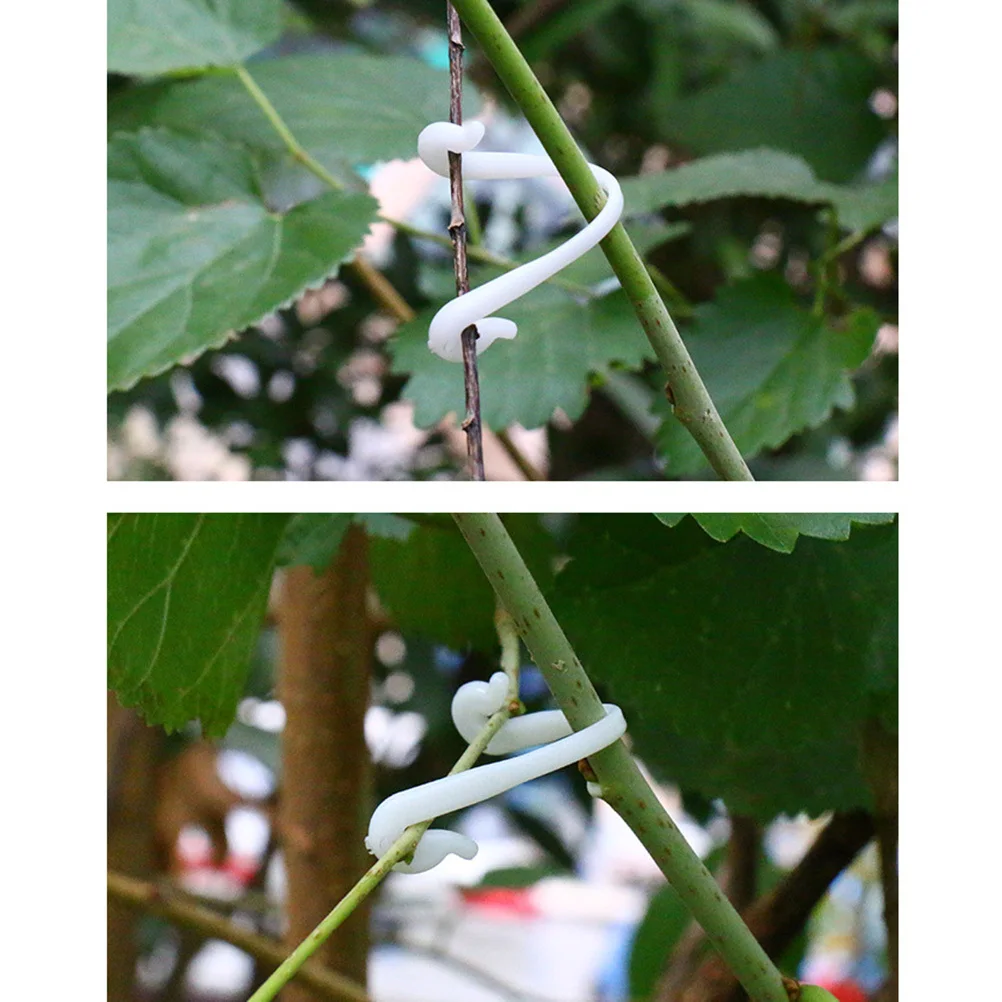 

300Pcs Plastic Vines Fixing Buckle Durable Garden Clips for Tomato Cucumber Plant Stems Vines Fixing Buckle