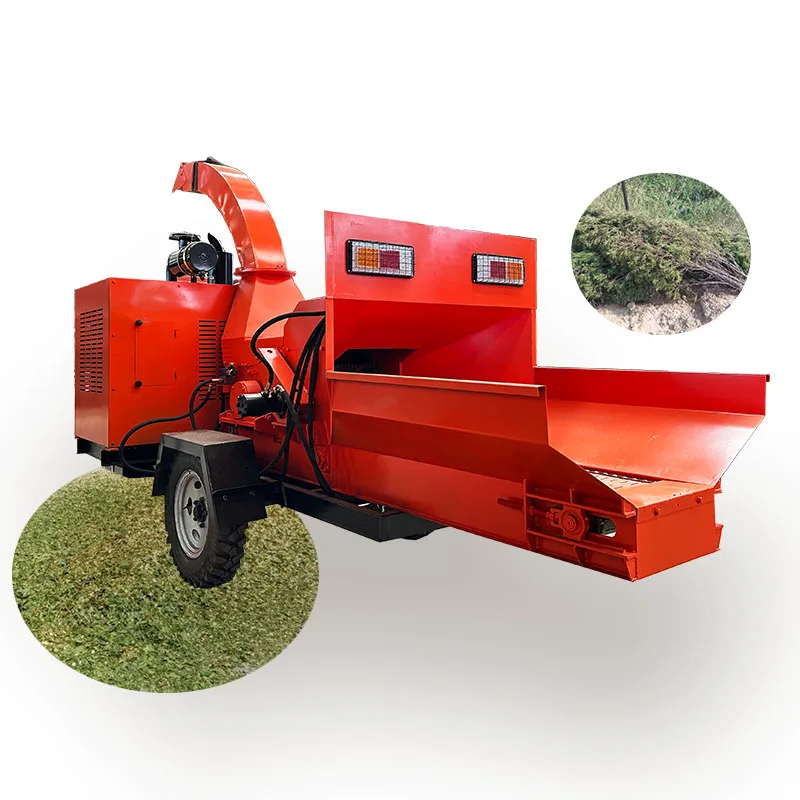 Intelligent Monitoring Wood Chipper Shredder Real Time Working Detection Customized Alarm System for Safe Industrial Operation