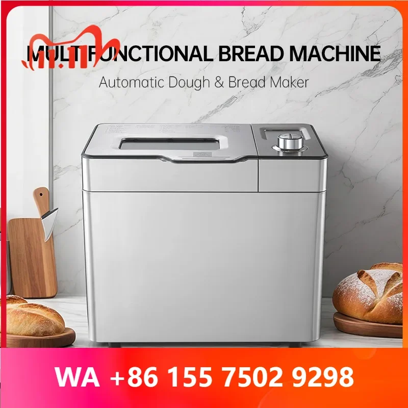 ZBM1352 Bread Maker Automatic Compact Breakfast Maker, Dough Mixer, 3 Sizes Aaille, 25 Smart Programs