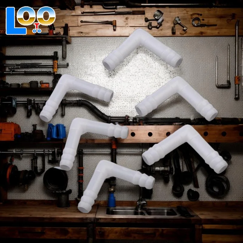 5 шт. 8/10 мм PE локтевой разъем для аквариума, воздушный насос, шланг, пагода, соединение для полива, орошения, садовый разъем для водопроводной трубы