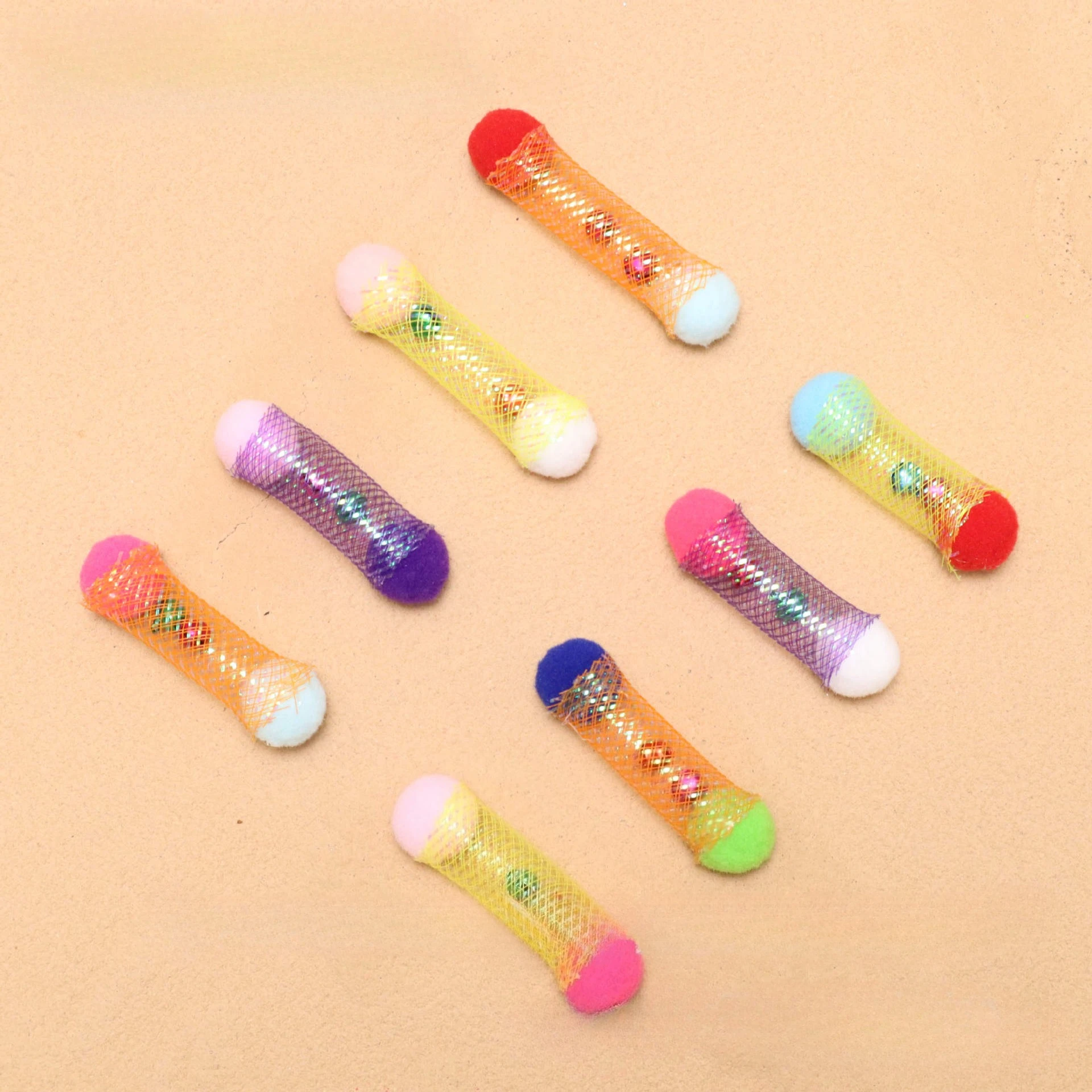 5/10PCS Simulated Mushroom Cat Toy Plush Ball Pet Interactive Kitten Toys