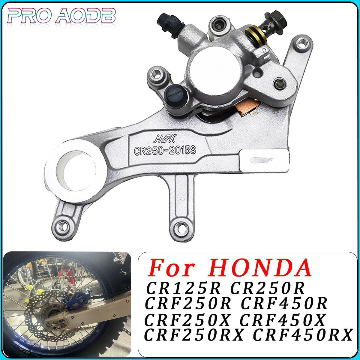 

Motorcycle Accessories Rear Brake Caliper and Cylinder Pump Parts For HONDA CR125R 250R CRF250R 450R 250X 450X 250RX 450RX 2023