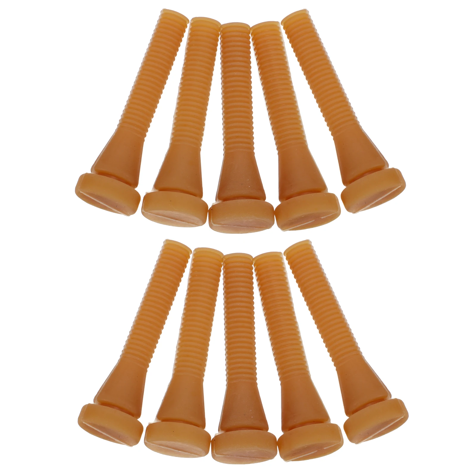 

50pcs Yellow Rubber Hair Removal Rod FS090081-1 for Poultry Slot Depilator Machine Accessories Stable Performance Easy to Use