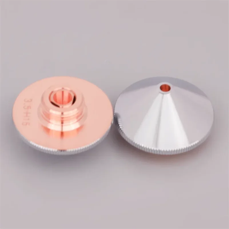

Optical Fiber Laser Cutting Machine Copper Single/DOUBLE Layer Nozzle Outside D32MM M14 High 15MM 0.8 1 1.2 1.3 1.4 1.5 1.6 -5