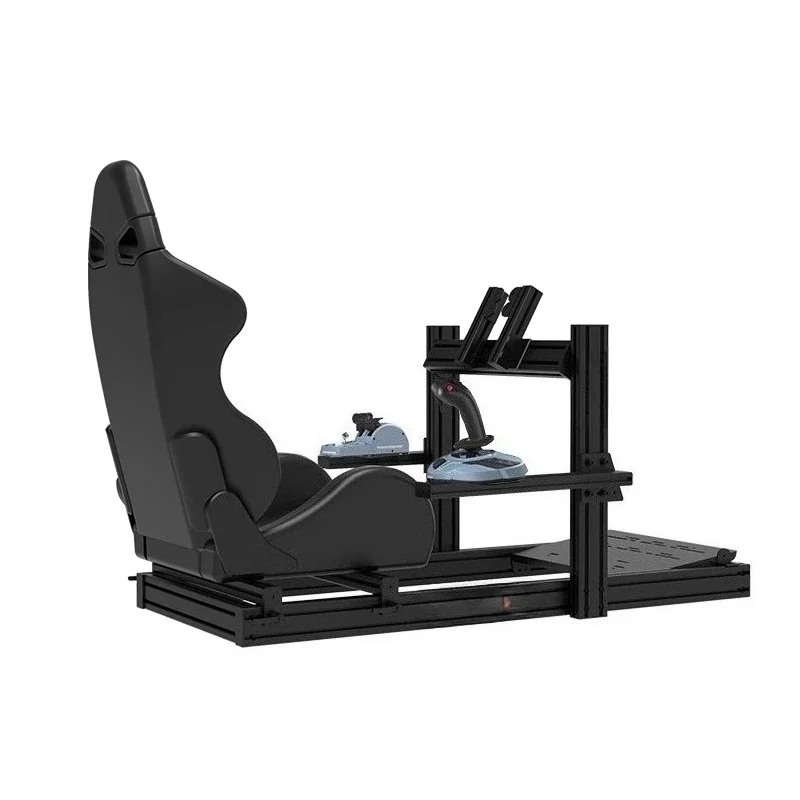 Game flight simulator cockpit joystick bracket seat