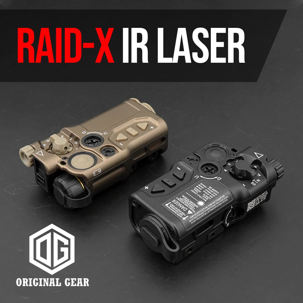 Tactical Hunting Laser Pointer Raid-X IR Laser Sight Vision Laser IRLaser Function For AR15 Airsoft