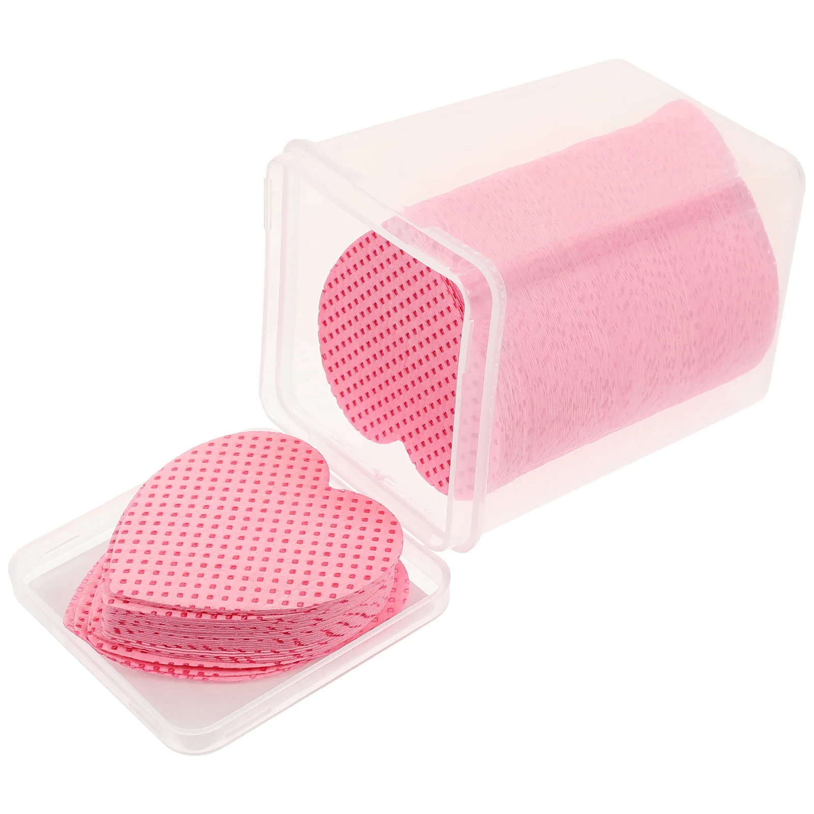 

200 Sheets Heart Shaped Cotton Pads Nail Polish Remover for Nail Polish Remover Gel Dip Powder Acrylic Cleaner
