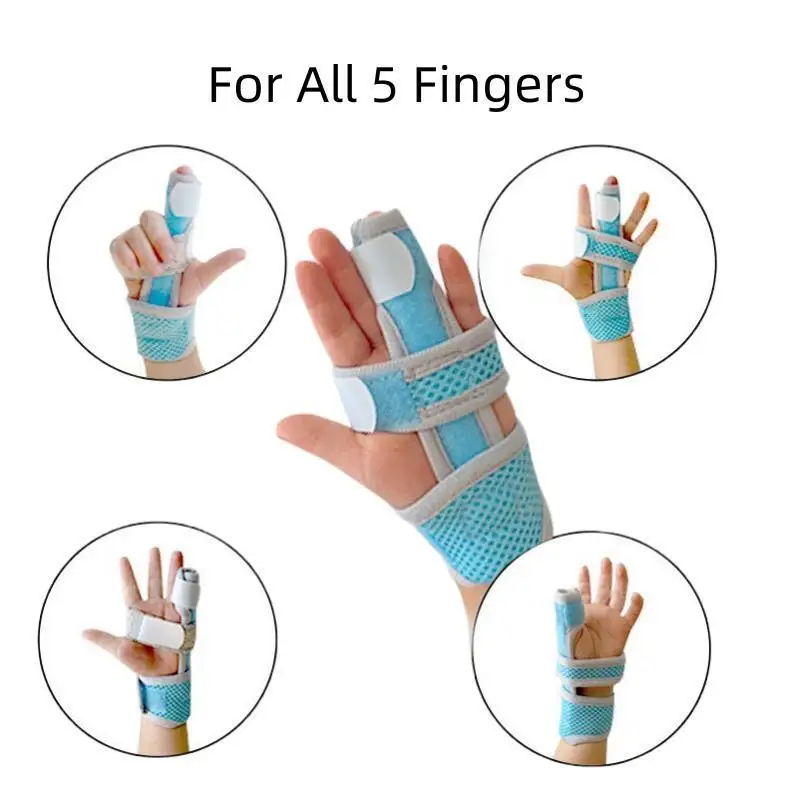 1PCS Trigger Finger Splint for Kids Children Adults Mallet Finger Support Brace Straightening Immobilizer Pain Relief Arthritis