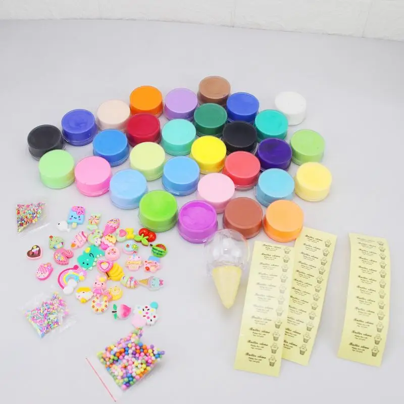 Kids Soft Sludge Kit Toddler Putty Mud Set Stress Relief Crystal Mud Set Set Of 30 Safe Crystal Mud Sensory Toys For Kids