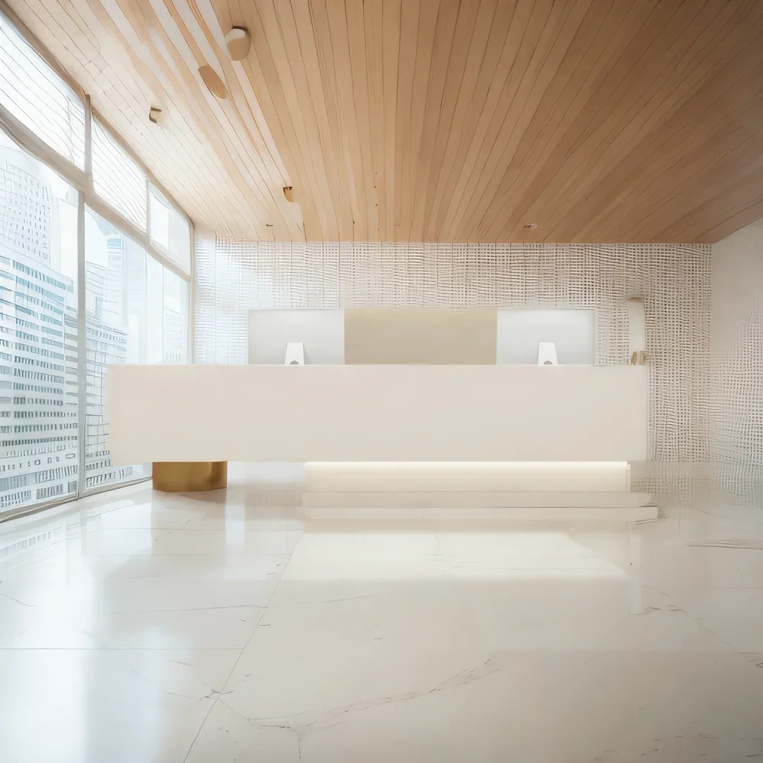 

Hairdressing Reception Furniture Front Desk Counter Clothes Office Secretary Companies Stores Retail Escritorio Beauty Center