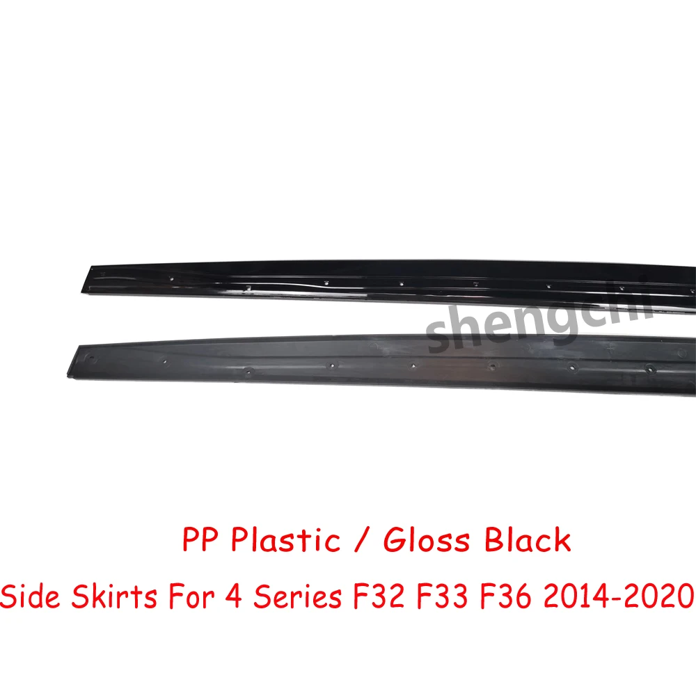 F32 F33 F36 PP gonna laterale in plastica per BMW serie 4 F32 F33 F36 estensioni paraurti laterale kit corpo M Sport 2014-2020