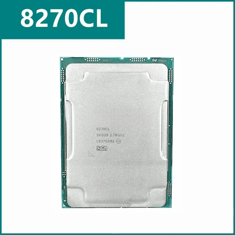 Platinum 8270CL CPU 2.7GHz 35.75MB 26 52 Thread 205W LGA3647 8270CL