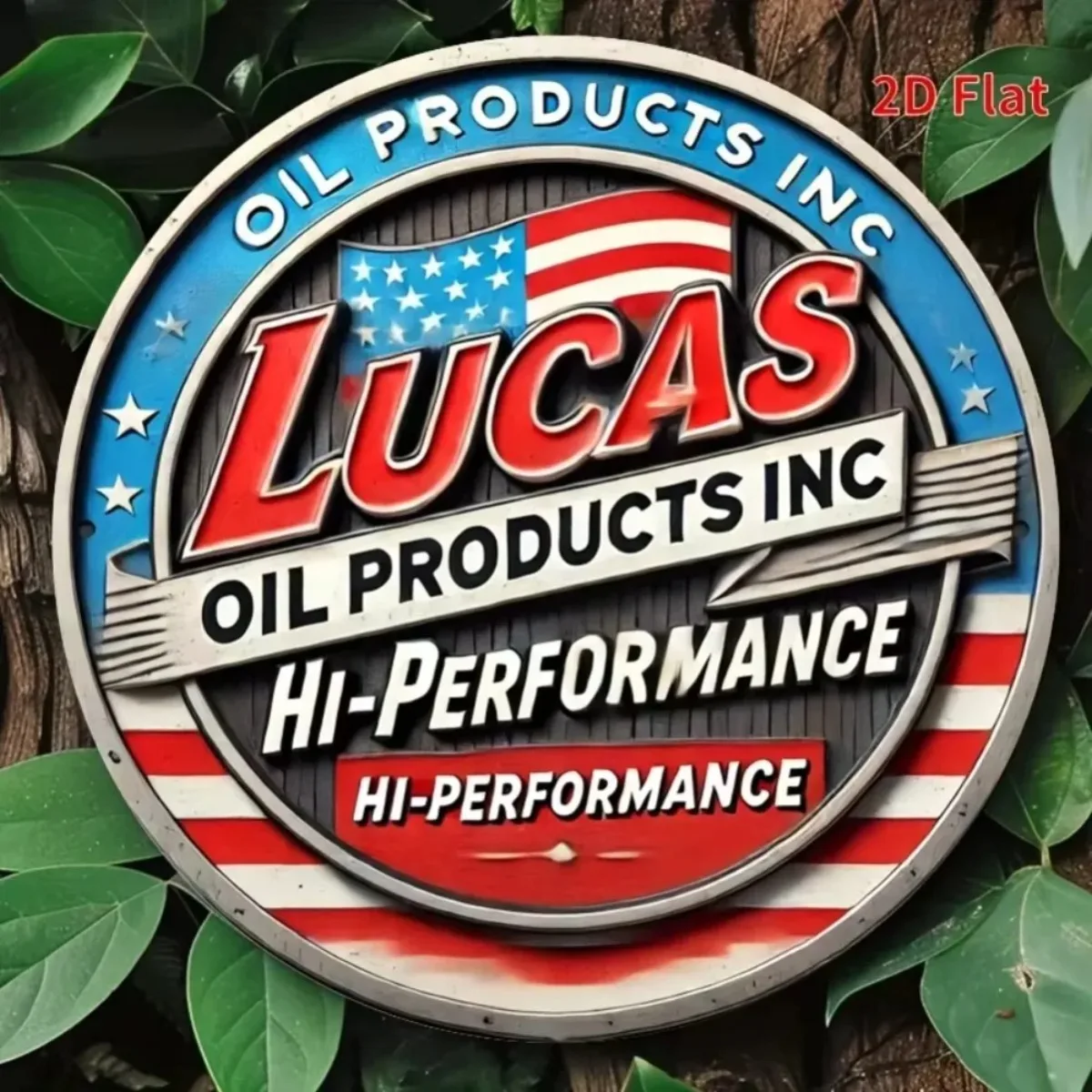 لافتة LucasOil القوية مع تصميم Kexle: مصممة للمرآب وورش العمل التلقائية، سهلة التعليق، ديكور مثالي وهدية للمنزل والمكتب