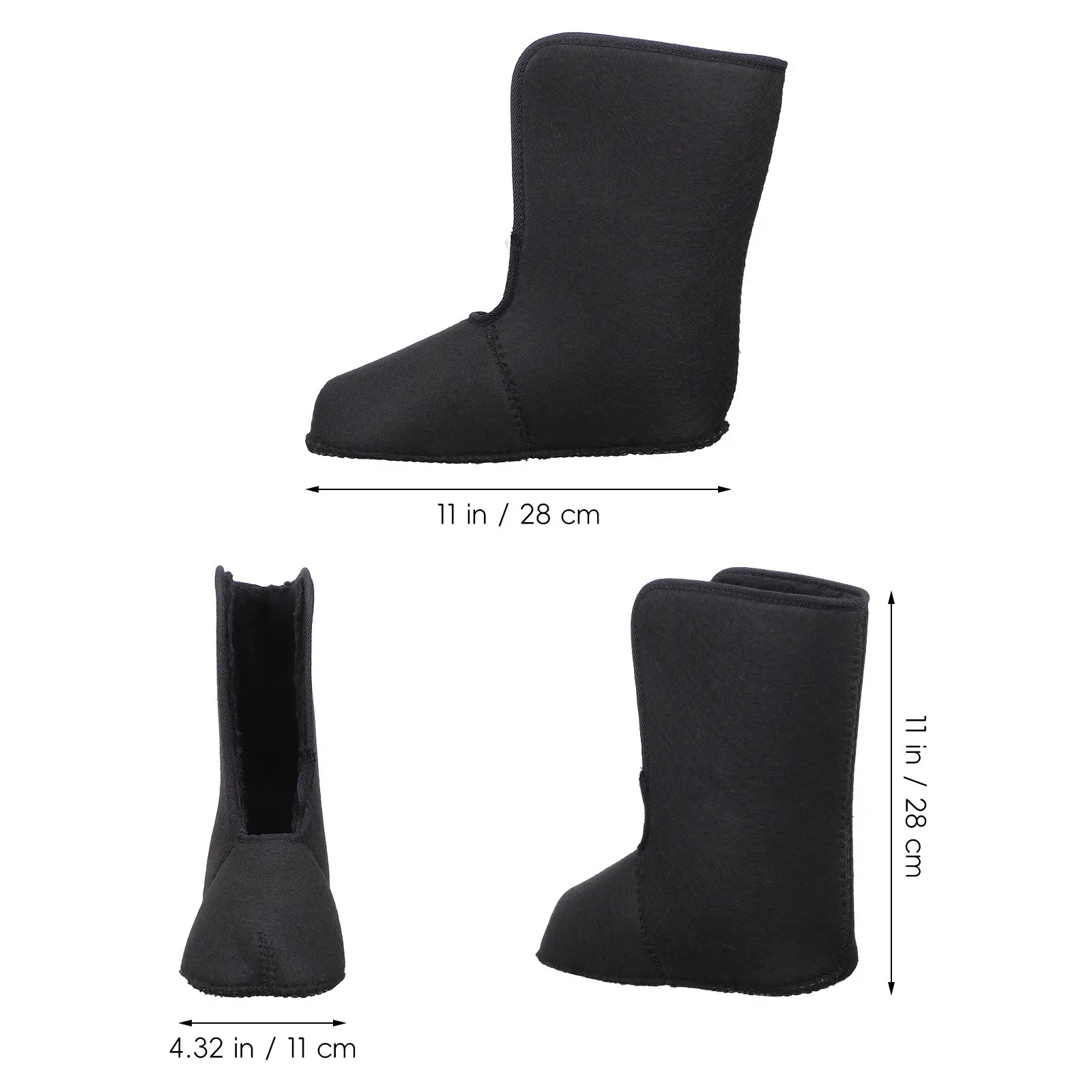 

1 пара утепленных мужских зимних ботинок с флисовой подкладкой, теплые термоноски для холодной погоды, для походов и рыбалки